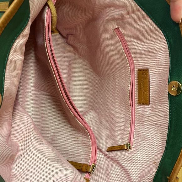 Dooney & Bourke Large Leather Tote Shoulder Bag - Picture 5 of 13